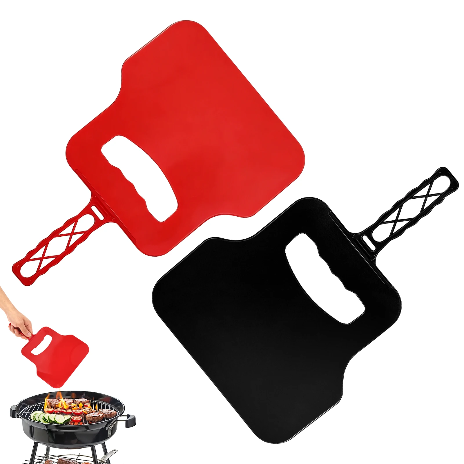 Camping Quiet - Ventilatore Manuale in Plastica, Strumento Portatile