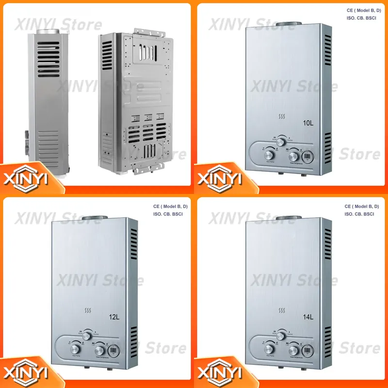 Outdoor Camping Hot Water Heater - Scaldabagno a gas portatile senza serbatoio