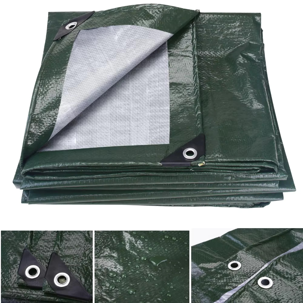 Waterproof Tarp Shelter - Telo Impermeabile Grande 5x3m 4x3m 3x3m,