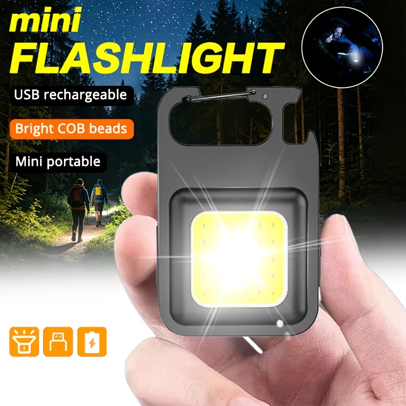 Outdoor Camping Lighting - Torcia Portatile a Portachiavi Mini Multifunzione