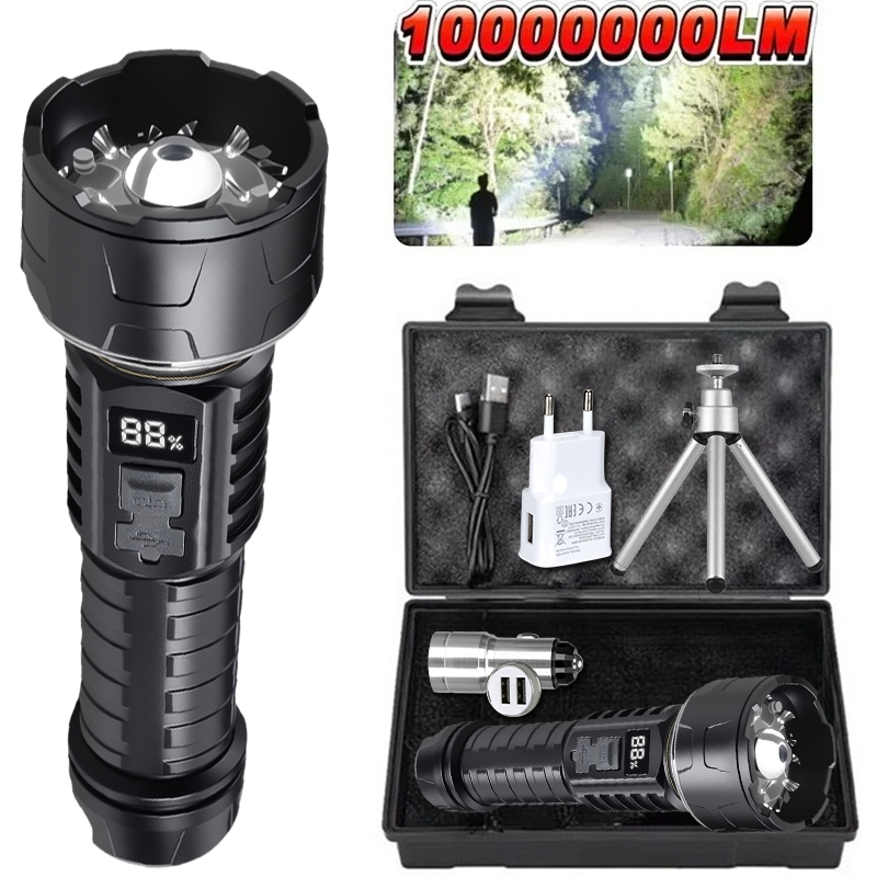 Outdoor Camping Lighting - Torcia LED COB Lanterna ricaricabile Torcia
