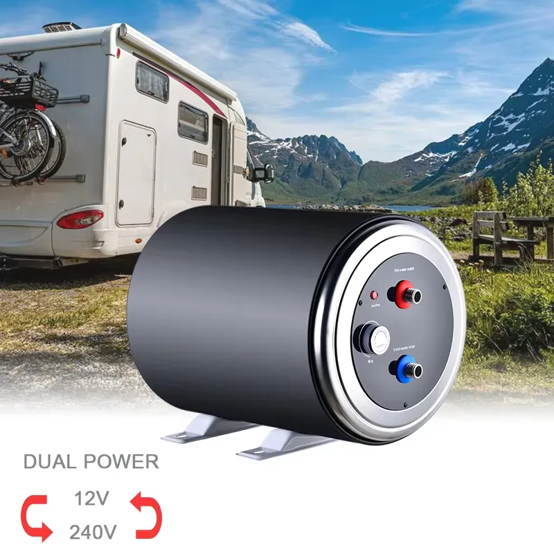 Outdoor Camping Hot Water Heater - Scaldabagno Elettrico Portatile in Acciaio Inox