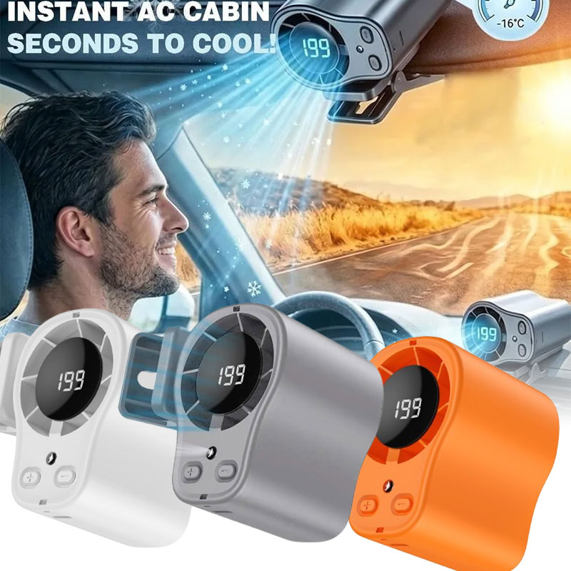 Camping Quiet - Ventilatore Portatile a Semiconduttore per Auto,