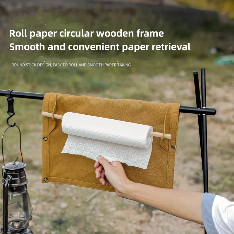Outdoor Camping Wallpaper - Organizzatore da Parete in Tela per
