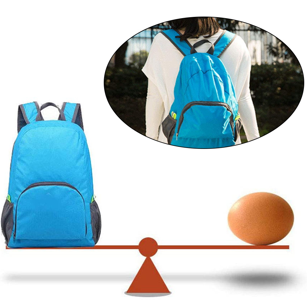 Zd Outdoor Camping - Zaino pieghevole unisex Borsa da viaggio