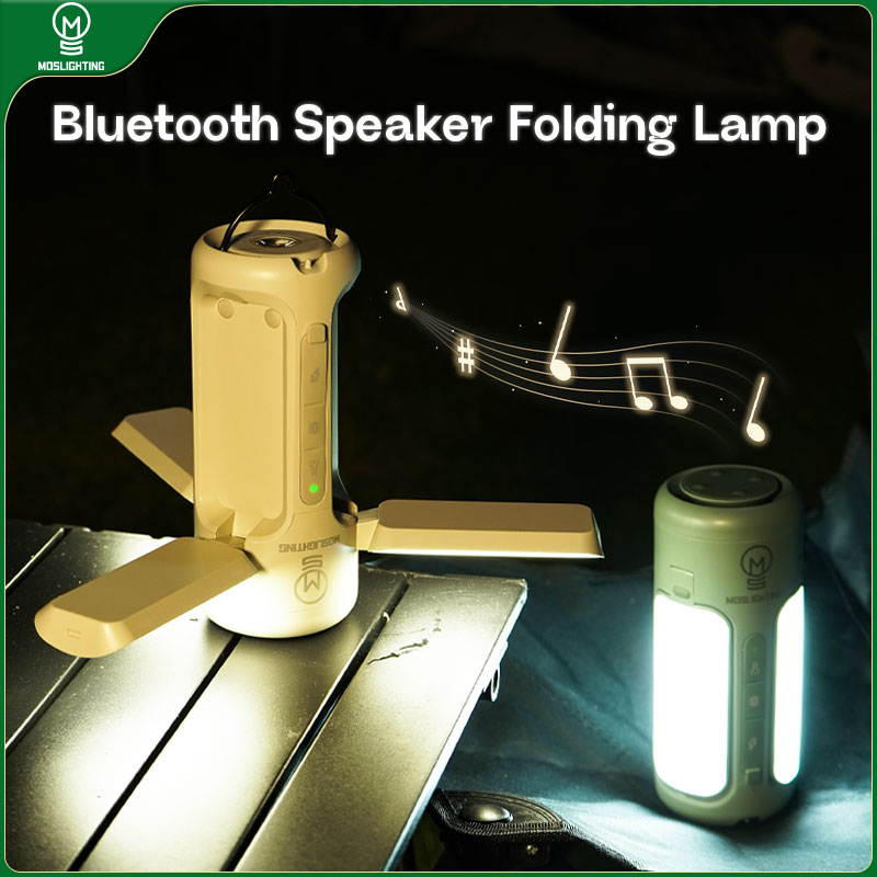 Zd Outdoor Camping - MOSLIGHTING Lanterna da campeggio pieghevole Bluetooth