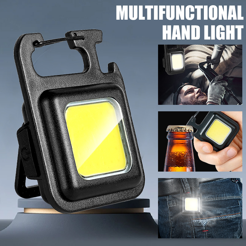 Outdoor Camping Lighting - Torcia Portachiavi MINI COB Super Luminosa