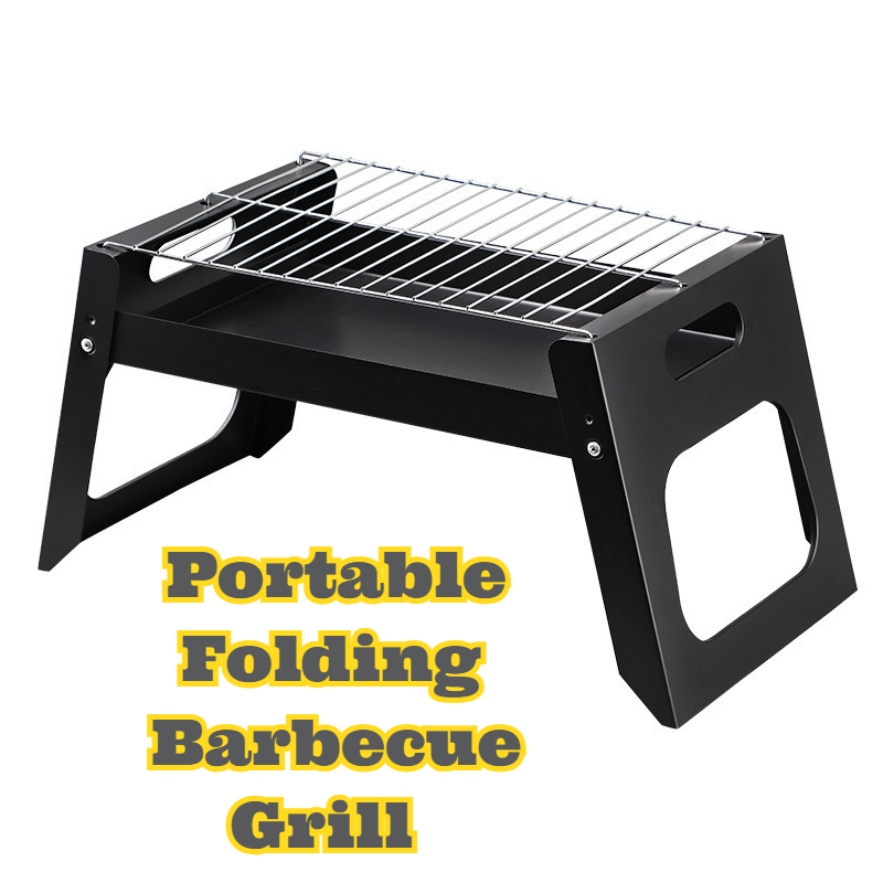 Outdoor Camping Ideas - Griglia per barbecue a carbone portatile,
