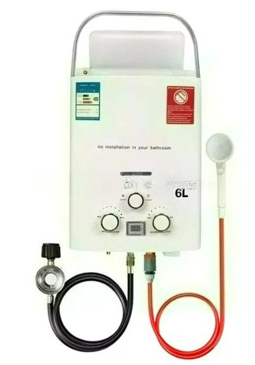 Outdoor Camping Hot Water Heater - Scaldabagno Istantaneo a Gas Propano LPG
