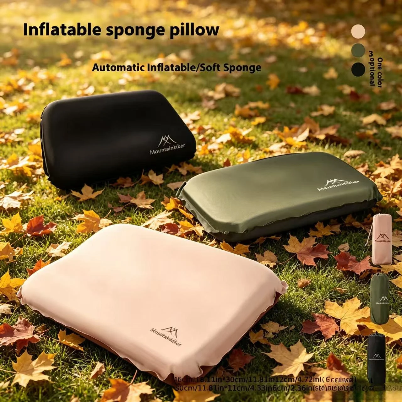 Camping Quiet - Mountainhiker Nuovo Cuscino Gonfiabile Automatico, Comodo,