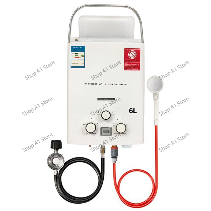 Scaldabagno 6L per Campeggio E - Outdoor Camping Hot Water Heater recensione e prezzo