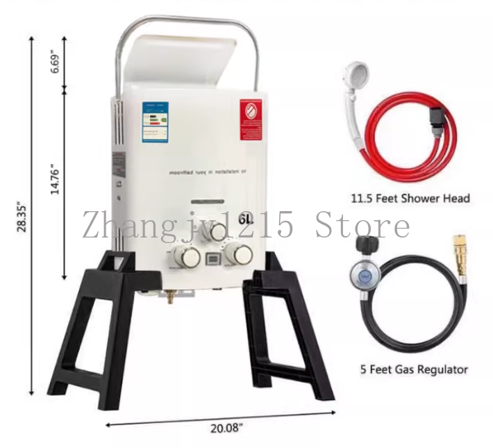 Scaldabagno senza serbatoio a  - Outdoor Camping Hot Water Heater recensione e prezzo