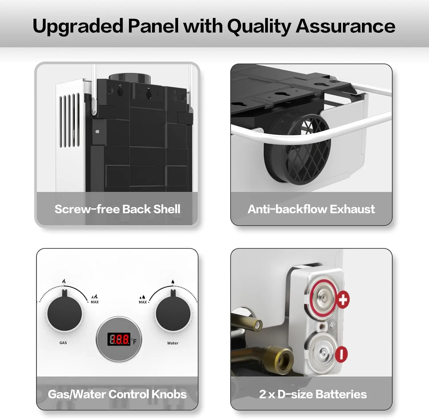 Scaldabagno a propano senza se - Outdoor Camping Hot Water Heater recensione e prezzo