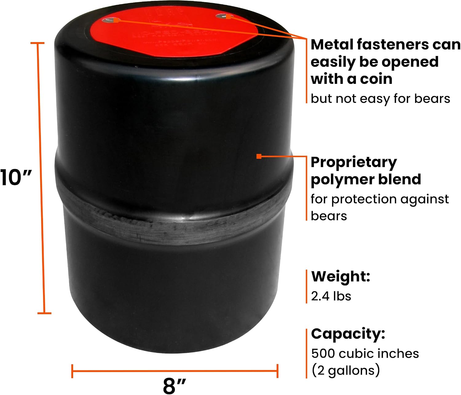 Contenitore per alimenti legge - Bear Canister recensione e prezzo