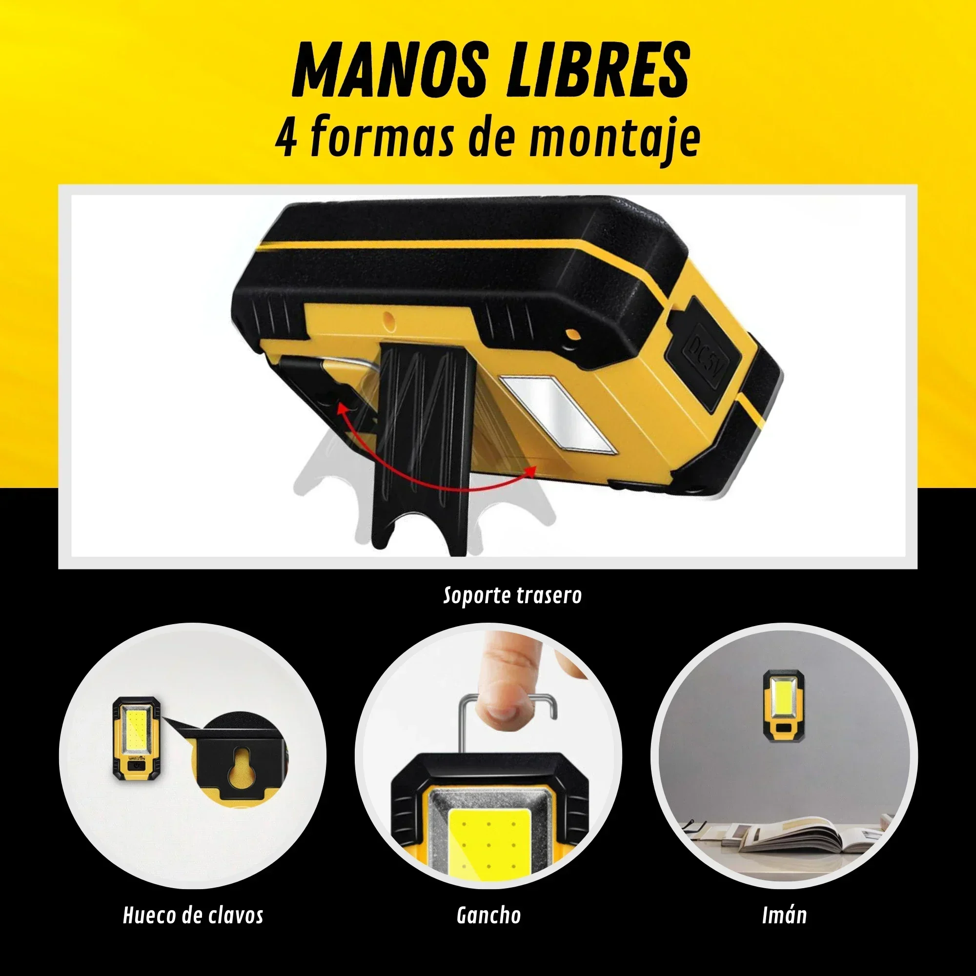 Torcia da Lavoro Ricaricabile  - Outdoor Camping Lighting recensione e prezzo