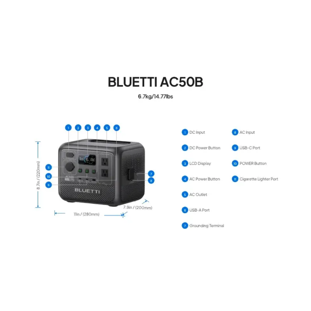 BLUETTI AC50B Stazione di Alim - Outdoor Camping Outfit recensione e prezzo