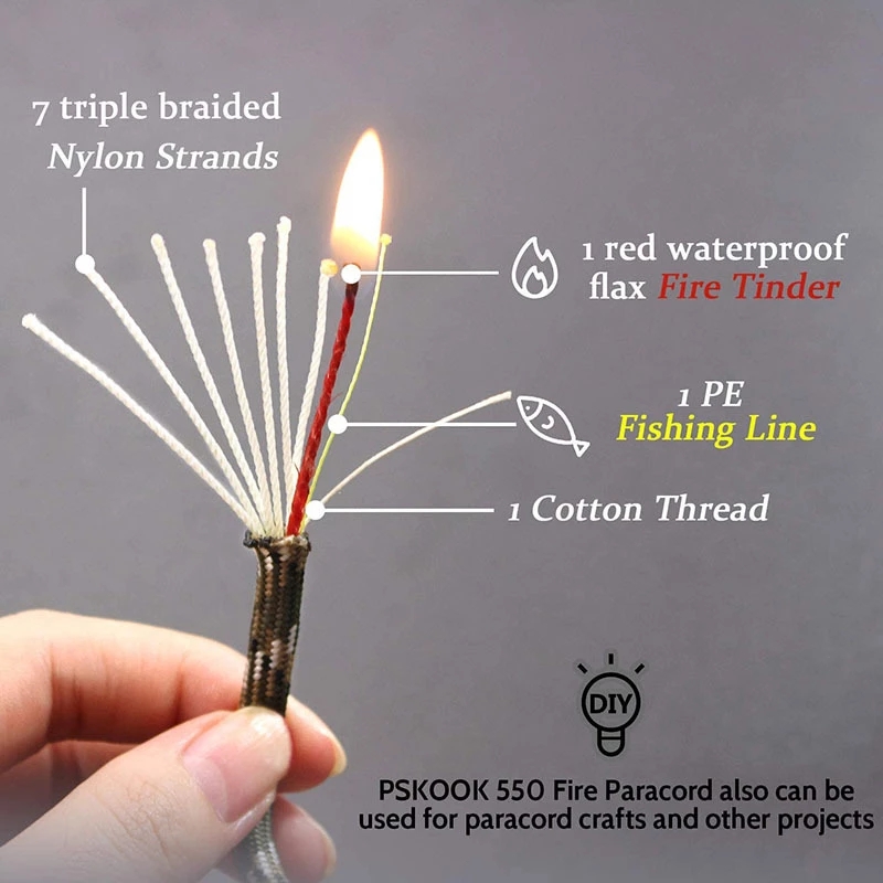 10-core Paracord 550 4mm Outdo - Camping Quiet recensione e prezzo