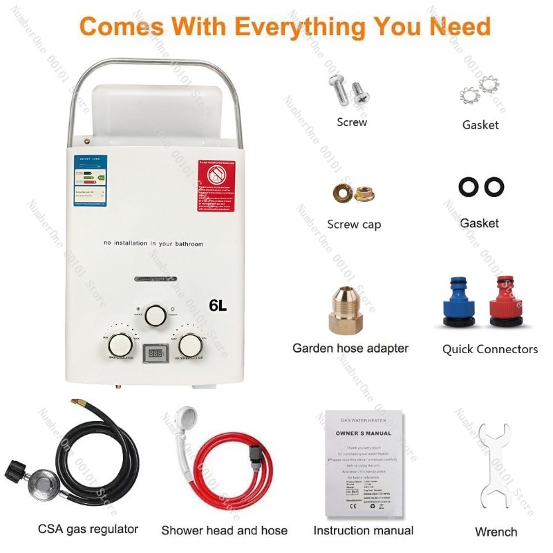 Scaldabagno Istantaneo a Gas P - Outdoor Camping Hot Water Heater recensione e prezzo