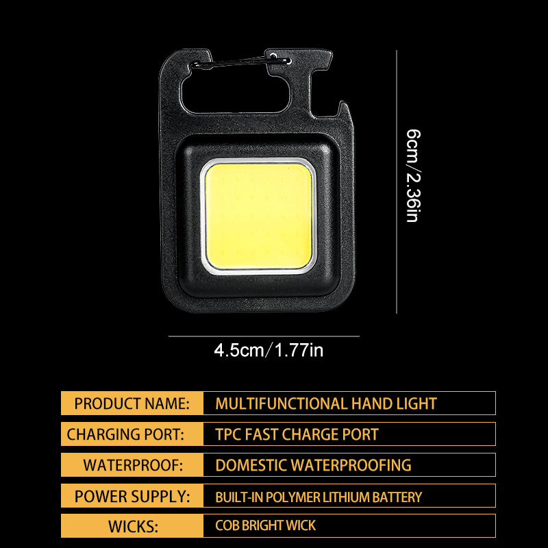 Torcia Portachiavi MINI COB Su - Outdoor Camping Lighting recensione e prezzo